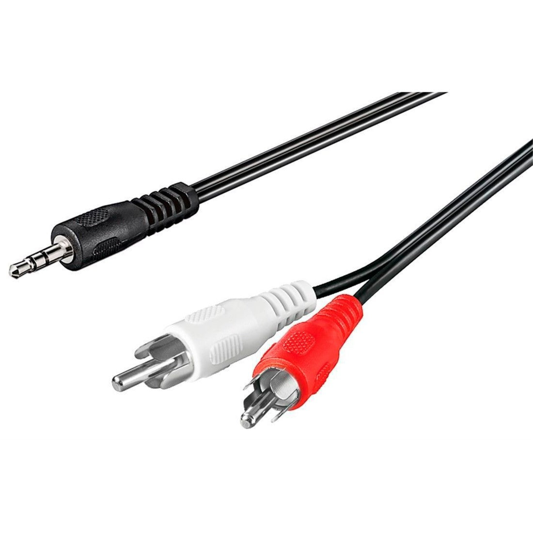 Goobay Audiokabel 3,5mm > StereoCinch (schwarz, 1,5 Meter)