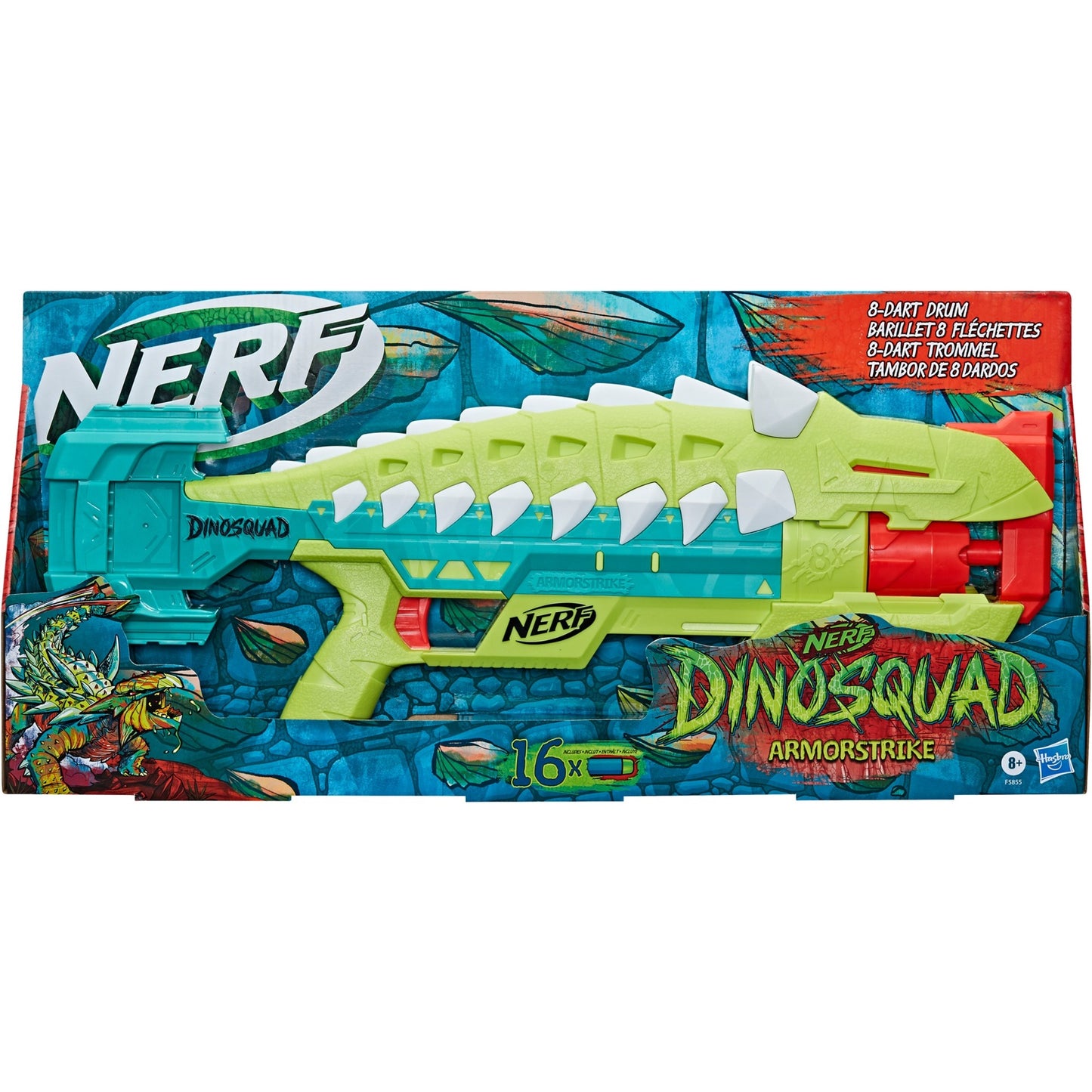 Hasbro Nerf DinoSquad Armorstrike, Nerf Gun (hellgrün/dunkelgrün)