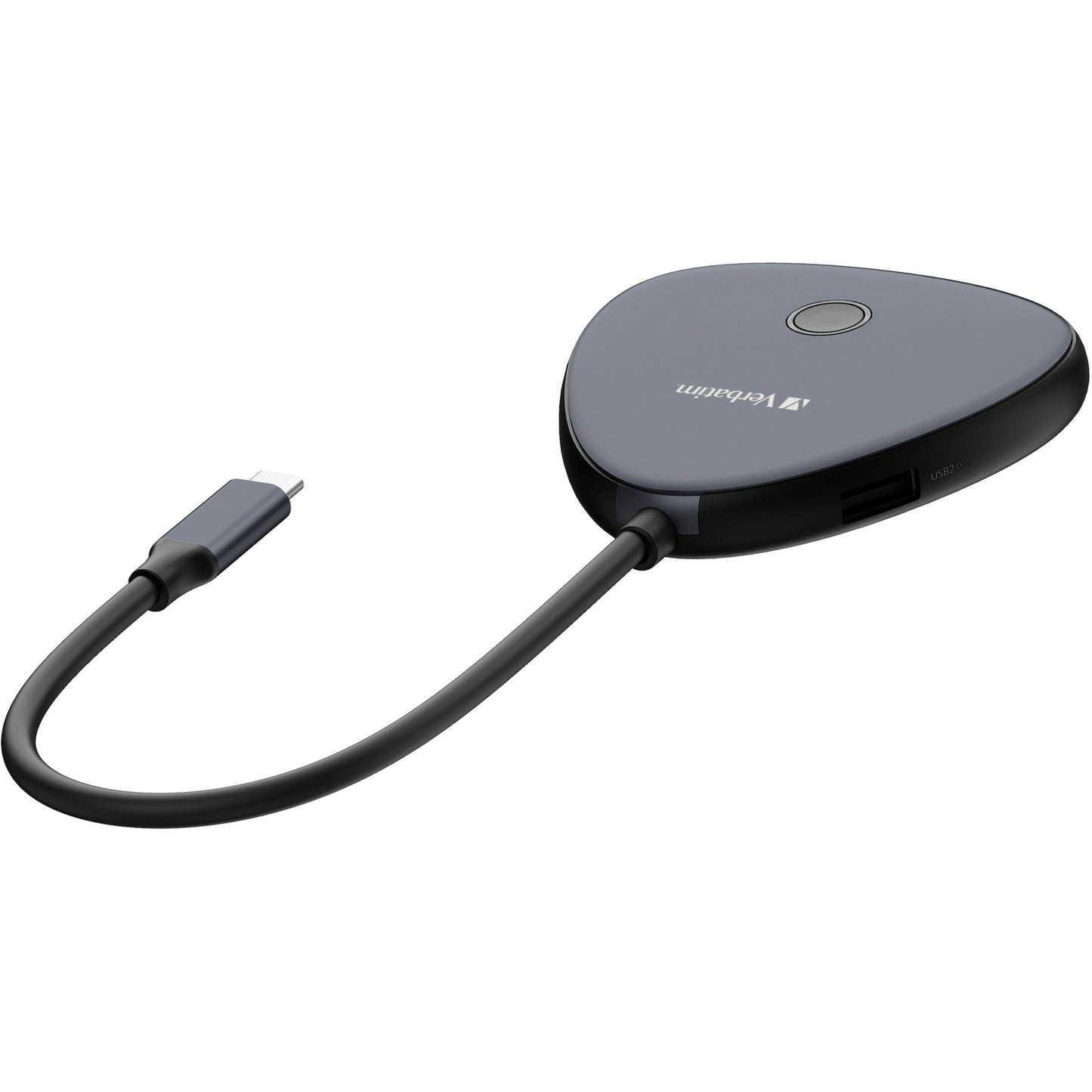 Verbatim Share My Screen USB-Wireless Adapter 4K mit Hub WDA-01 (schwarz)