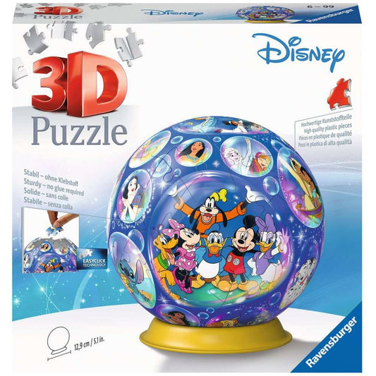 Ravensburger 3D Puzzleball Disney Charaktere (72 Teile)