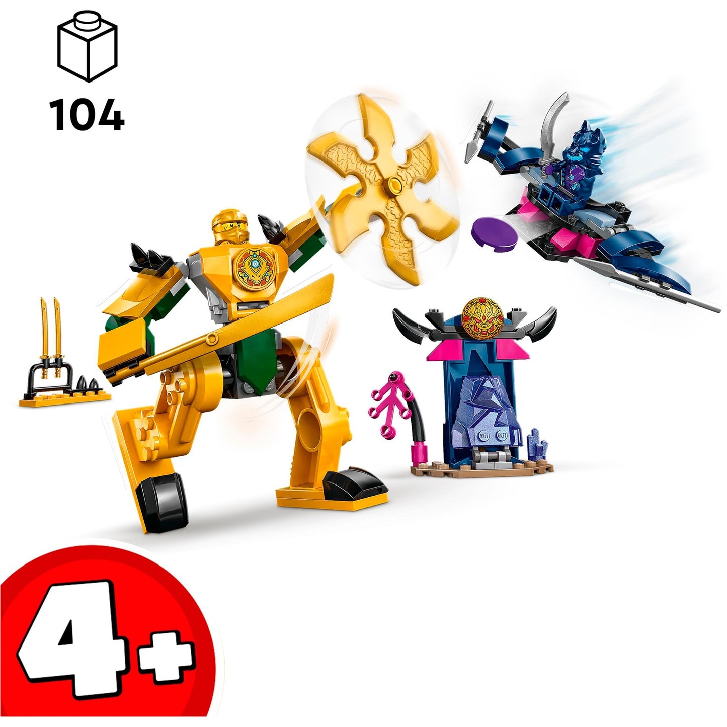 LEGO 71804 Ninjago Arins Battle Mech, Konstruktionsspielzeug