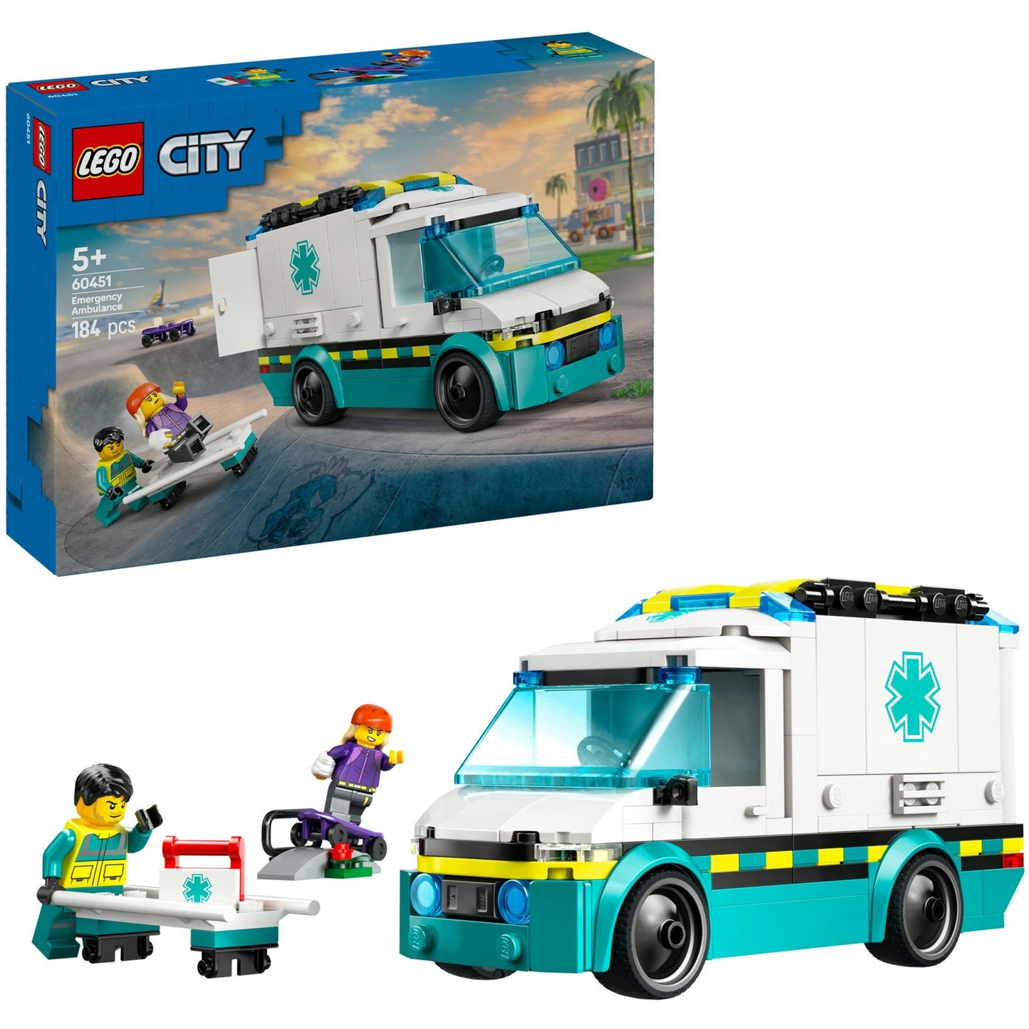 60451 City Rettungswagen, Konstruktionsspielzeug