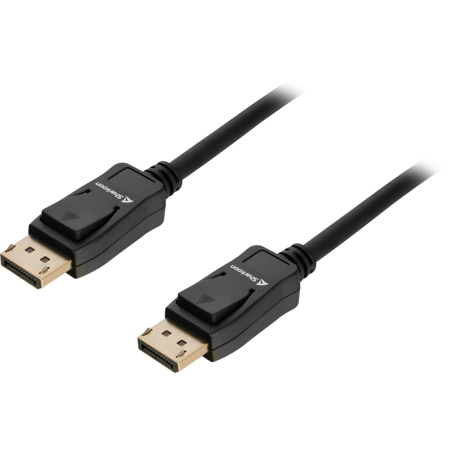 Sharkoon Kabel Displayport 1.4 (Stecker > Stecker) 8K (schwarz, 1 Meter)