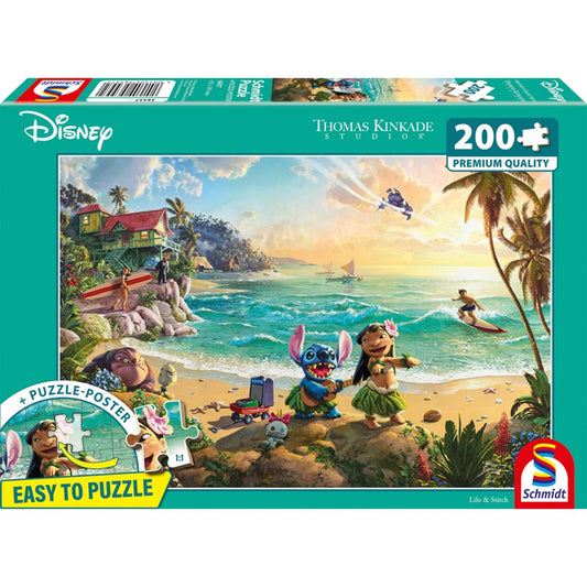 Thomas Kinkade Studios: Disney - Lilo & Stitch, Puzzle