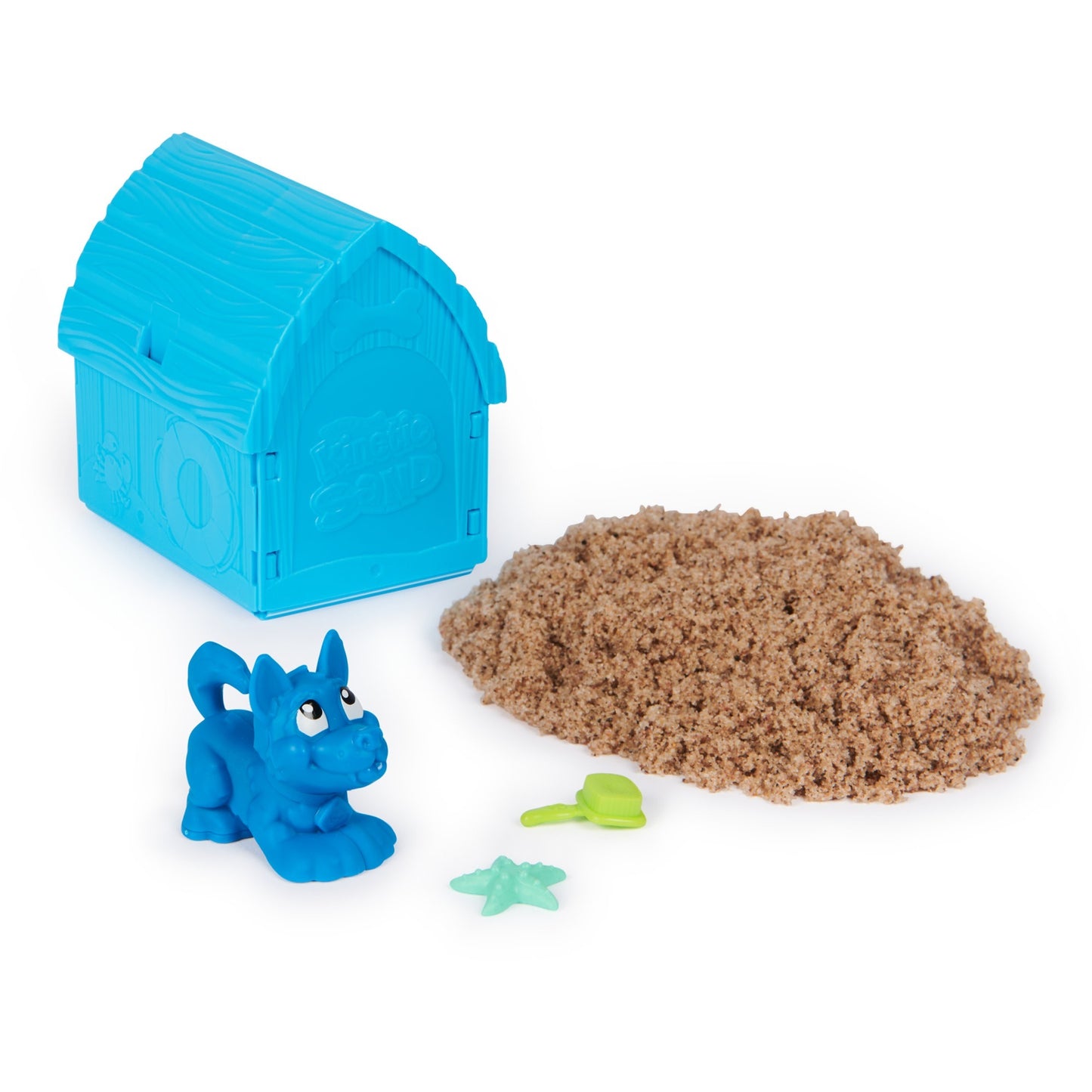 Spin Master Kinetic Sand - Hunde Häuschen, Spielsand