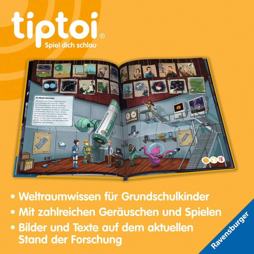 Ravensburger tiptoi Der Weltraum: Raumfahrt, Sterne und Planeten