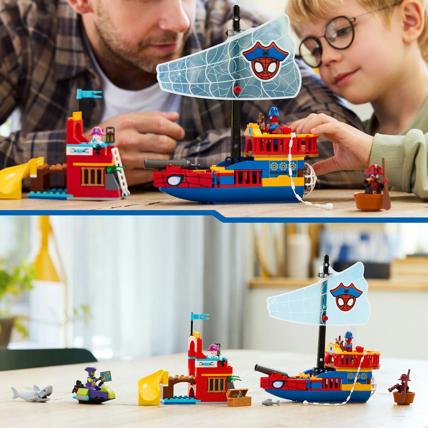 11208 Marvel Spidey und seine Super-Freunde Piratenschiff von Spideys Team, Konstruktionsspielzeug
