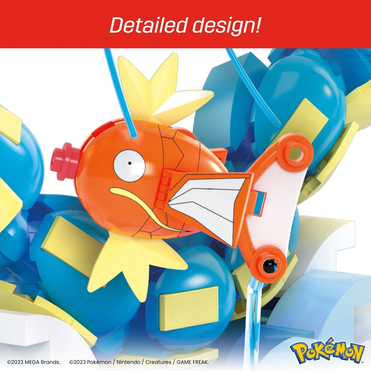 Mattel MEGA Pokémon Magikarp Evolution Set, Konstruktionsspielzeug