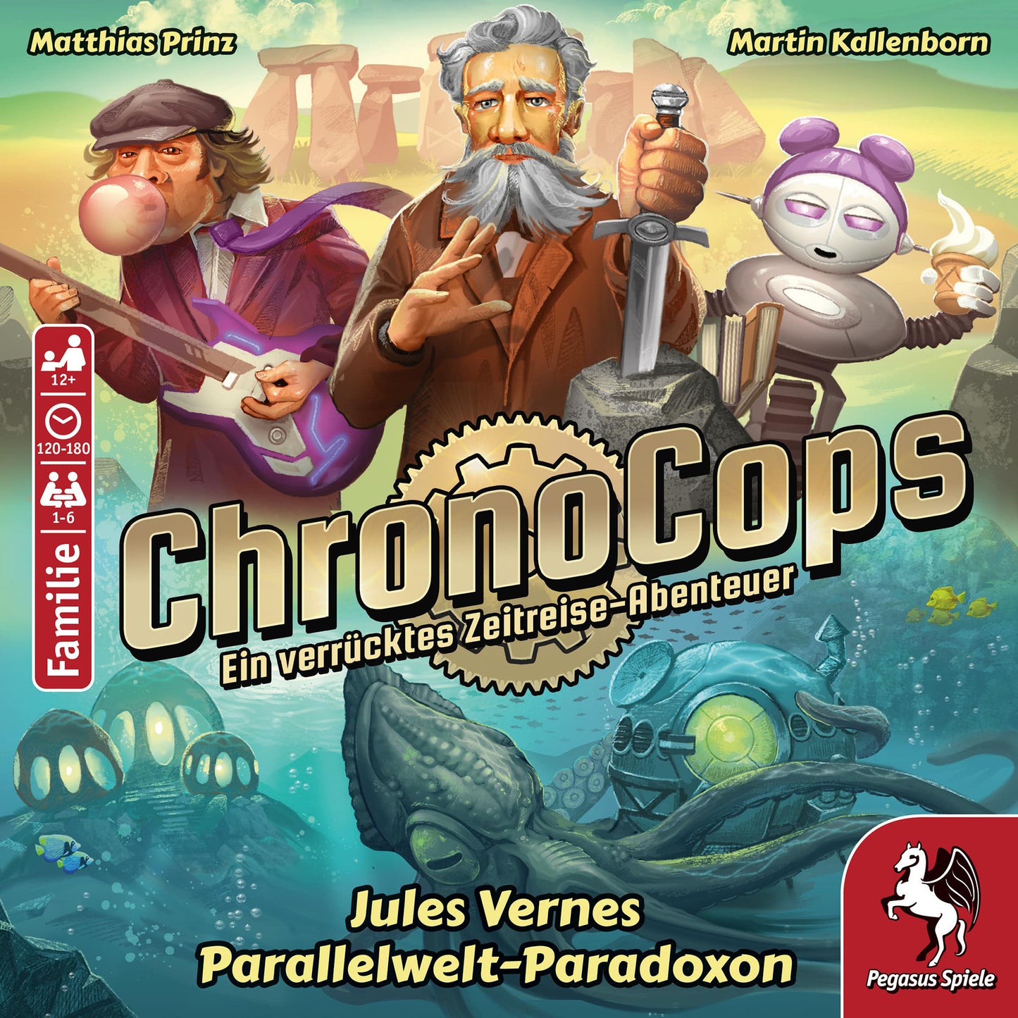 ChronoCops - Jules Vernes Parallelwelt-Paradoxon, Brettspiel