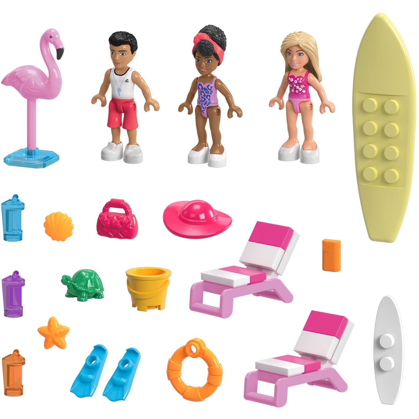 Mattel MEGA Barbie Traum-Boot, Konstruktionsspielzeug