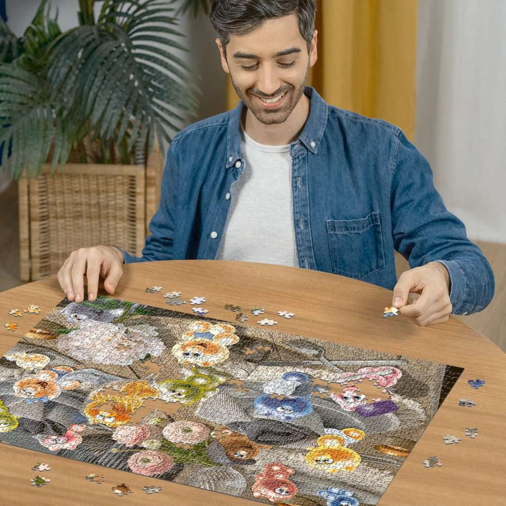 Ravensburger Puzzle Gelini decken den Tisch (1000 Teile)