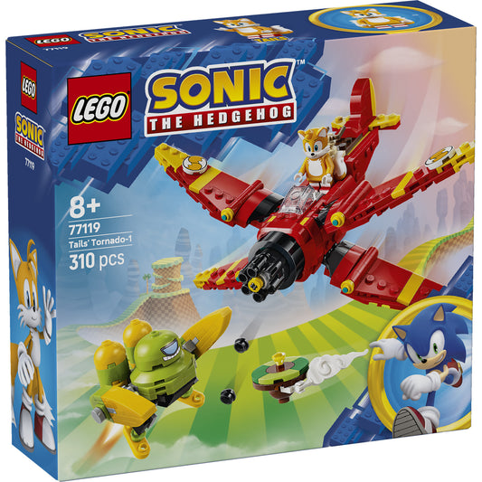 77119 Sonic the Hedgehog Tails' Tornado-1, Konstruktionsspielzeug