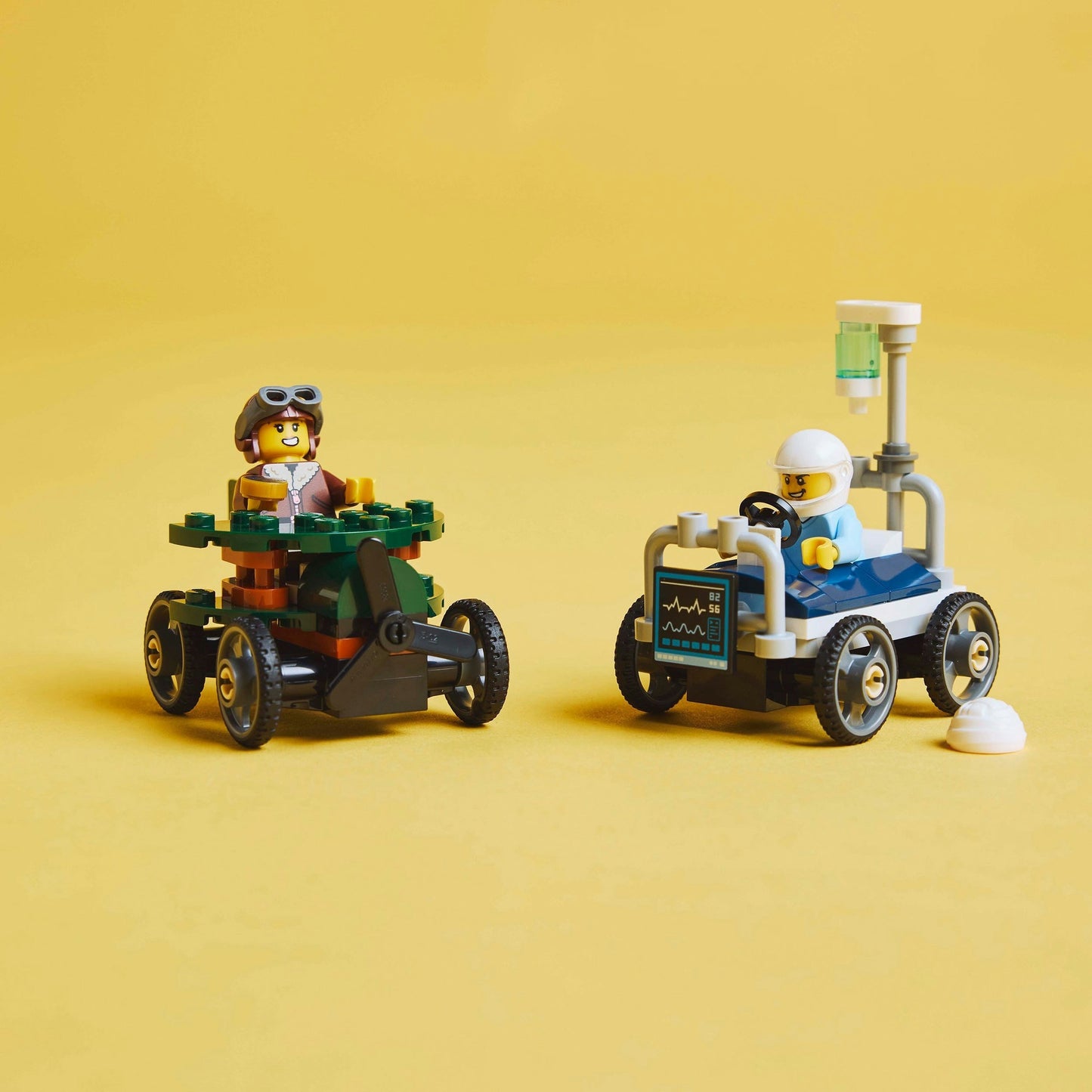 60459 City Flugzeug vs. Krankenhausbett, Konstruktionsspielzeug