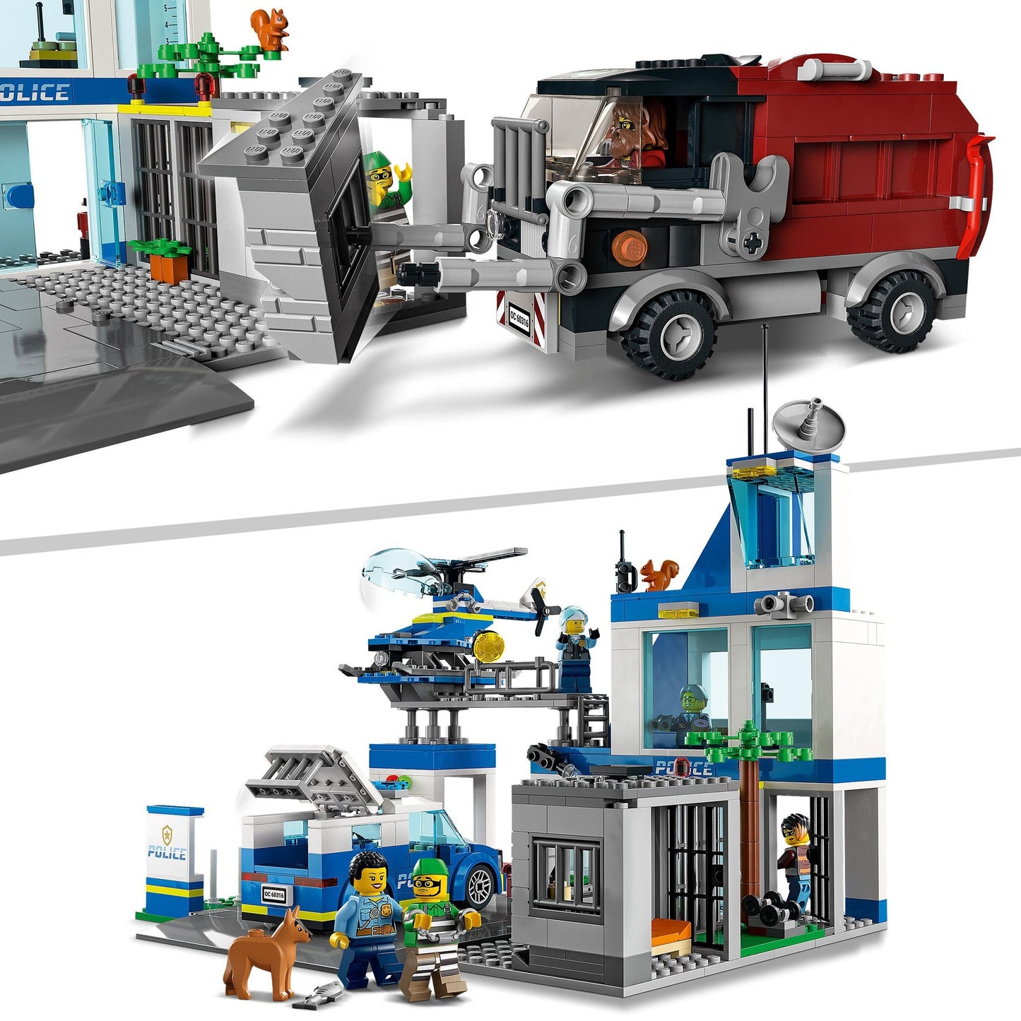 LEGO 60316 City Polizeistation, Konstruktionsspielzeug