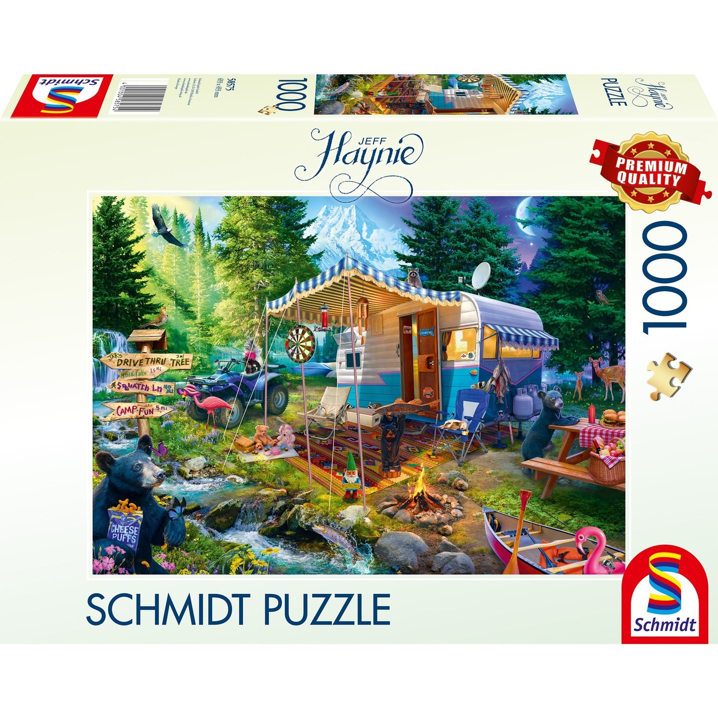 Jeff Haynie: Mit dem Caravan in den Bergen, Puzzle