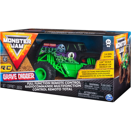 Spinmaster Monster Jam Grave Digger (schwarz/grün, 1:24)