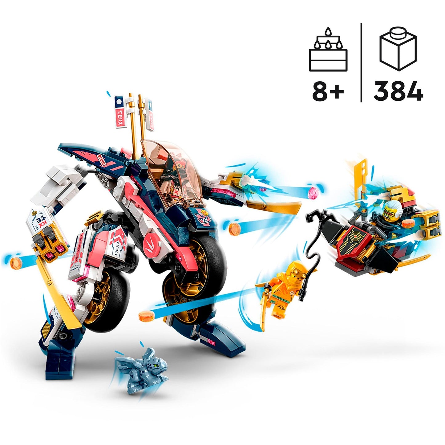 LEGO 71792 Ninjago Soras Mech-Bike, Konstruktionsspielzeug