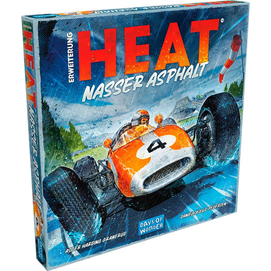 Asmodee Heat - Nasser Asphalt, Brettspiel