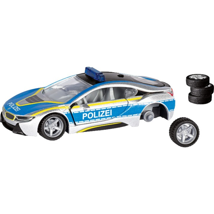 SIKU SUPER BMW i8 Polizei (silber/blau)