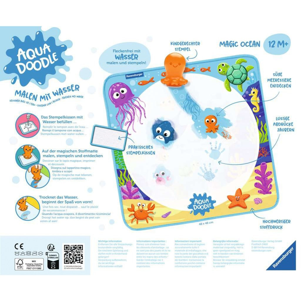 Ravensburger ministeps: Aqua Doodle Magic Ocean, Malen