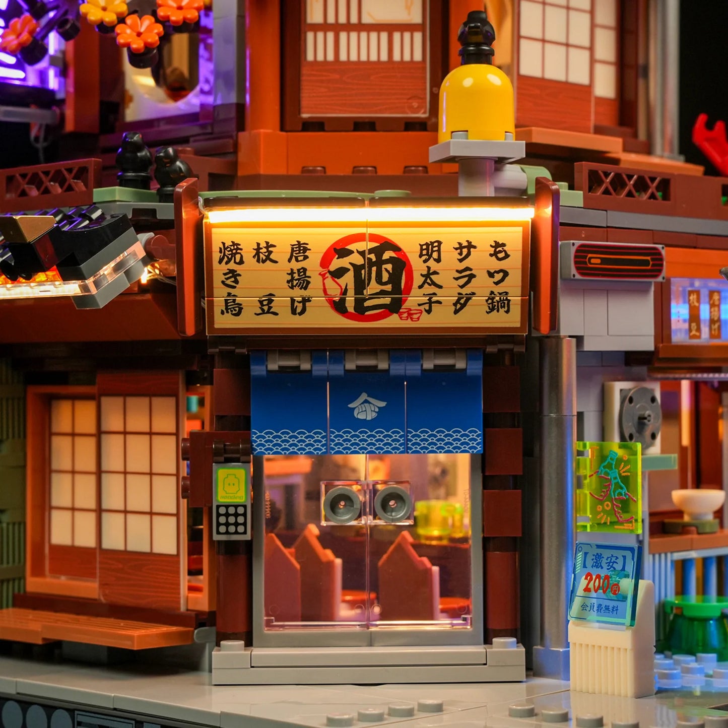 Cyberpunk Neoncity - Izakaya , Konstruktionsspielzeug