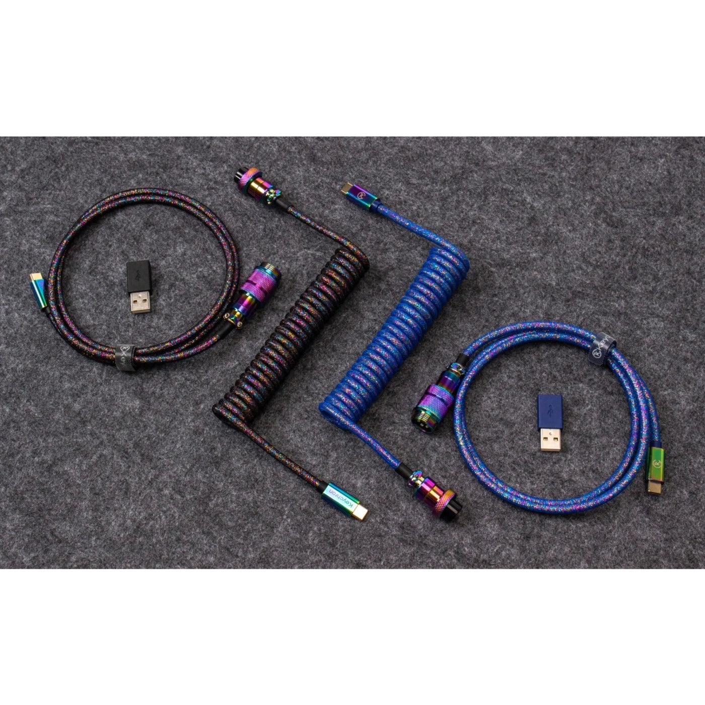USB 3.2 Gen 1 Premium Coiled Aviator Kabel, USB-C Stecker > USB-C Stecker