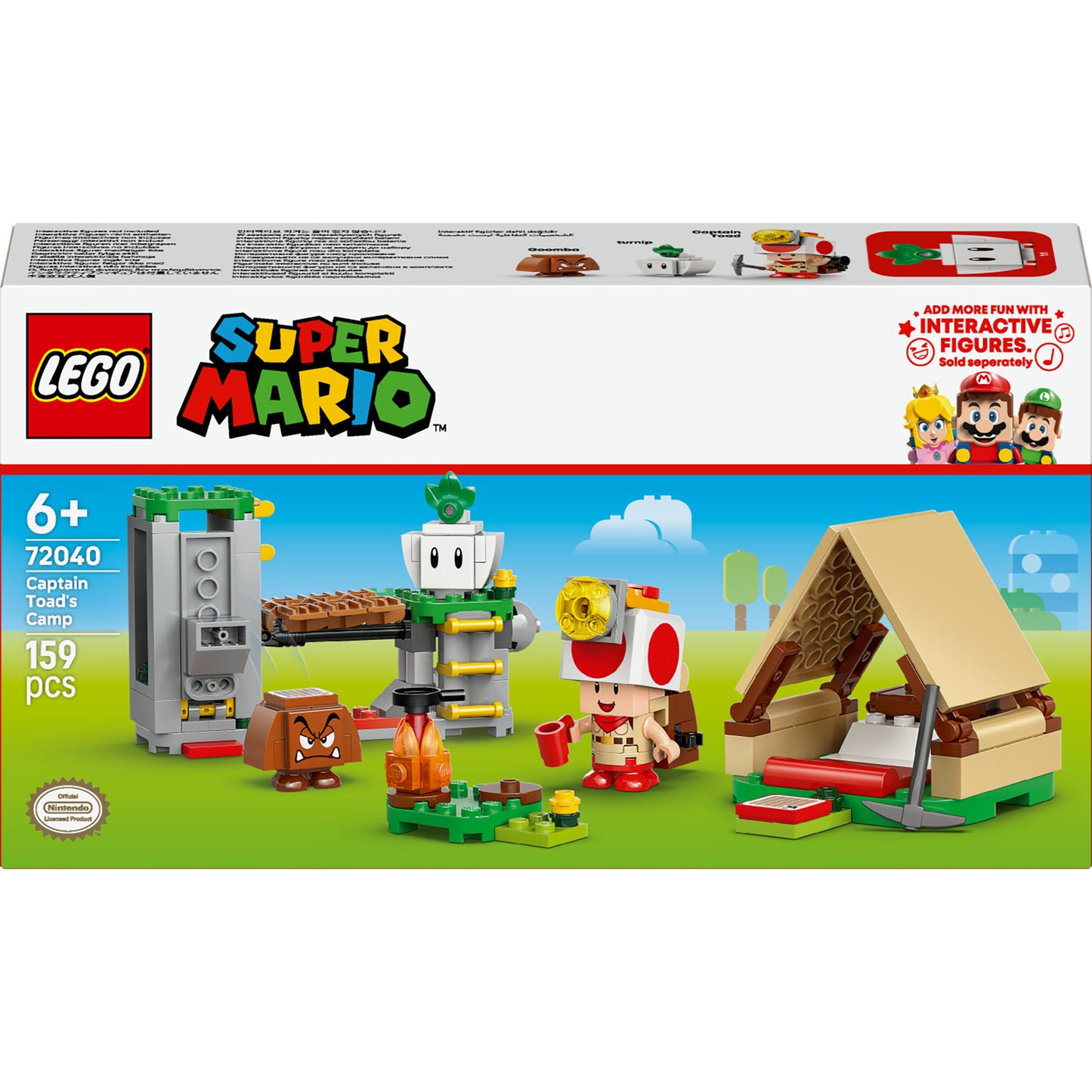 72040 Super Mario Kapitän Toad-Camp, Konstruktionsspielzeug