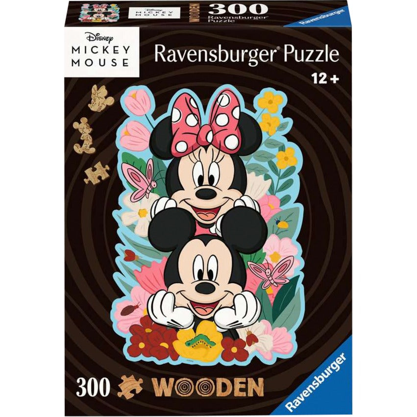 Ravensburger Wooden Puzzle Disney Mickey & Minnie (300 Teile)