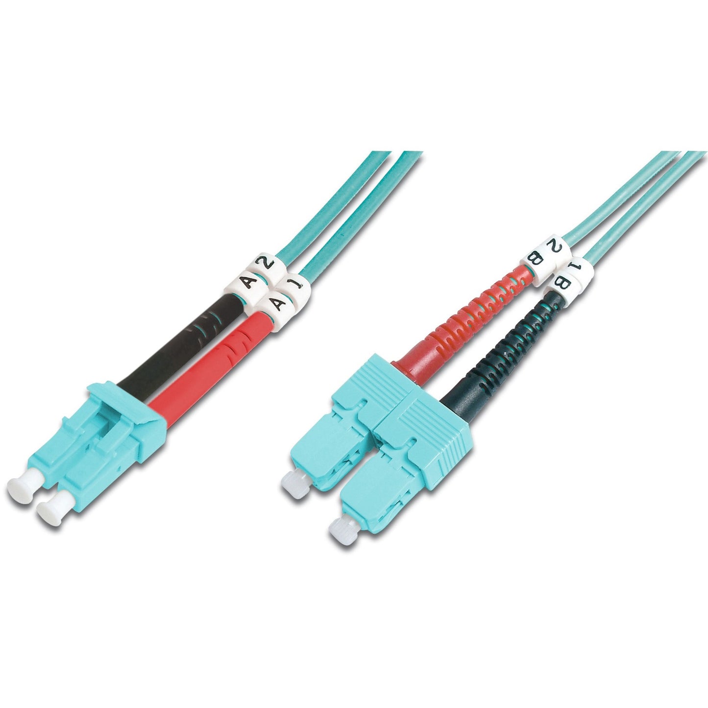 LWL Patchkabel, Duplex, LC > SC Stecker, Multimode OM3