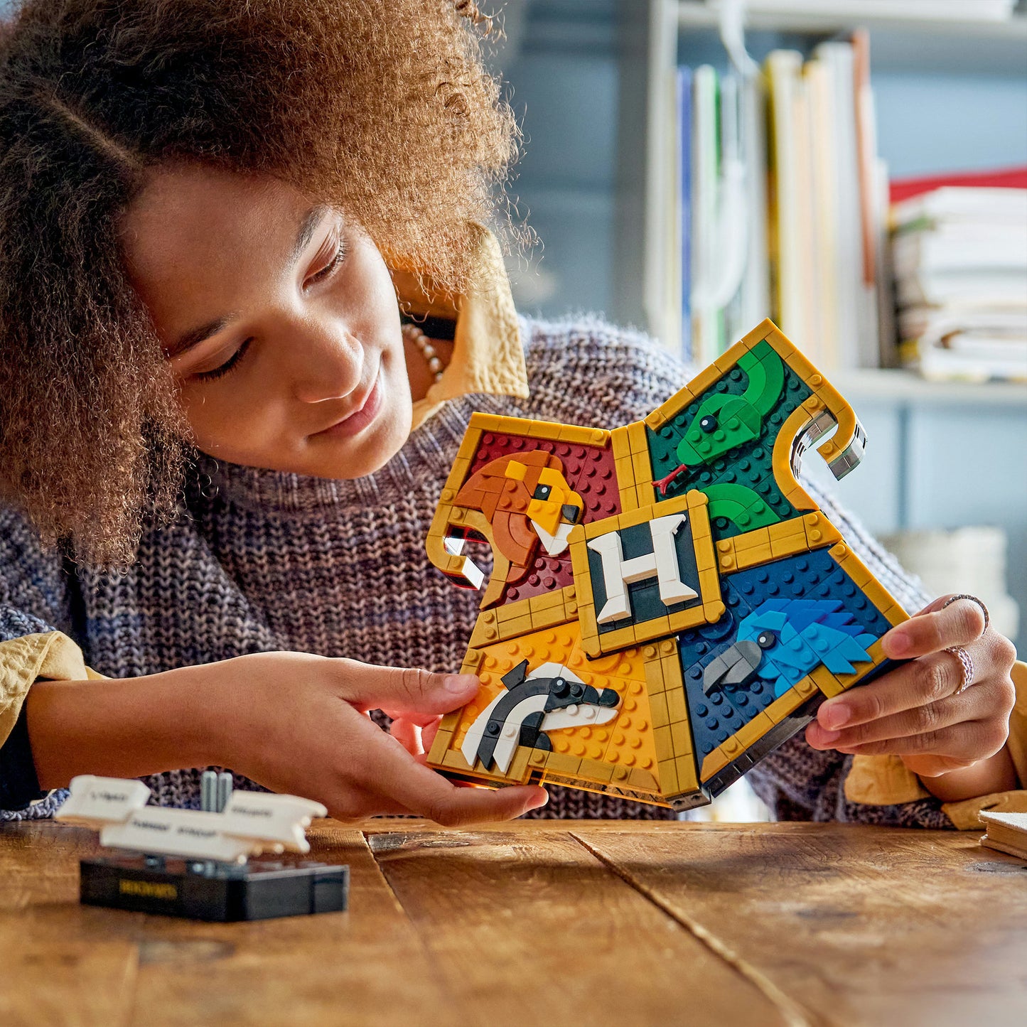 76462 Harry Potter Hogwarts Hauswappen, Konstruktionsspielzeug