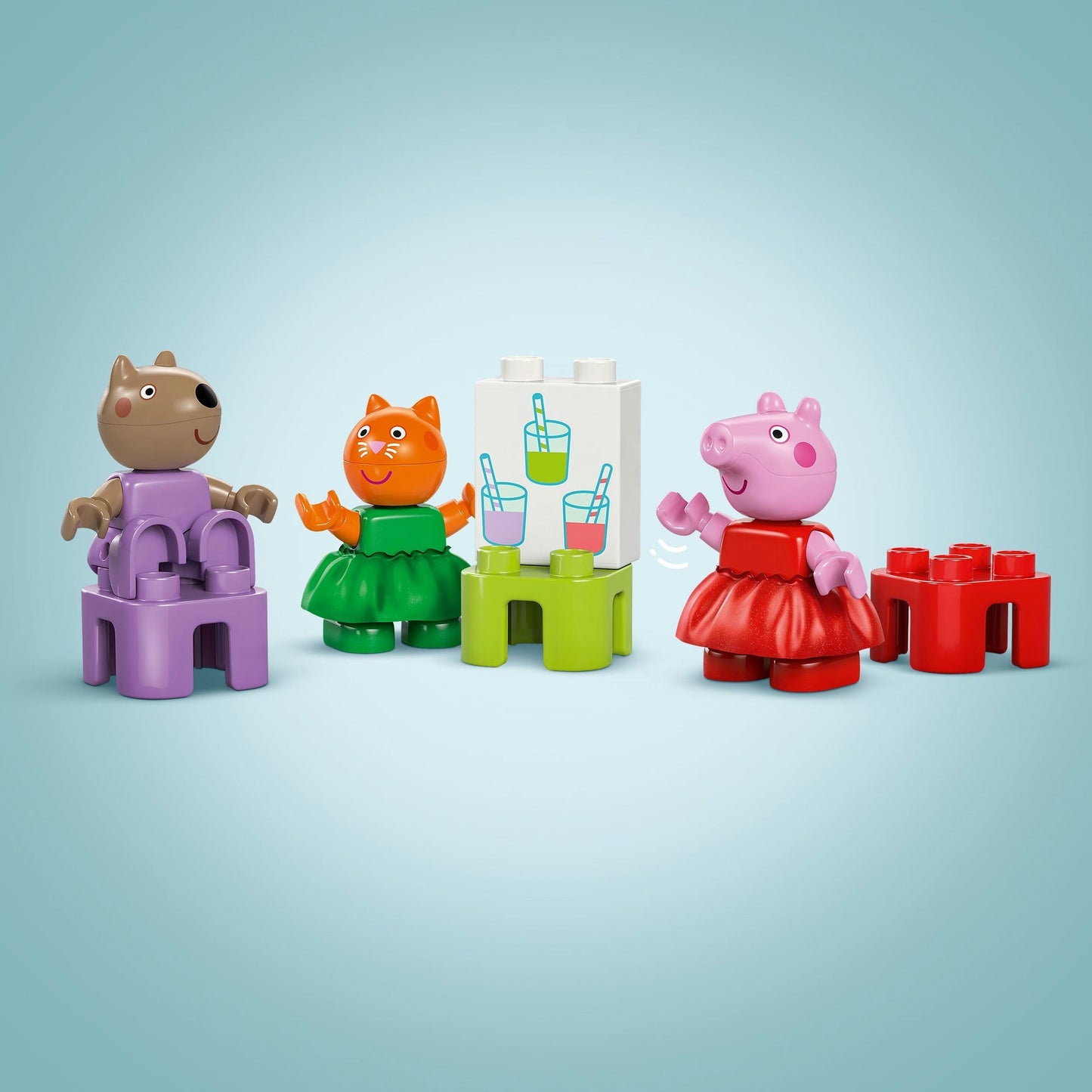 10453 DUPLO Peppa Wutz Jahrmarkt, Konstruktionsspielzeug