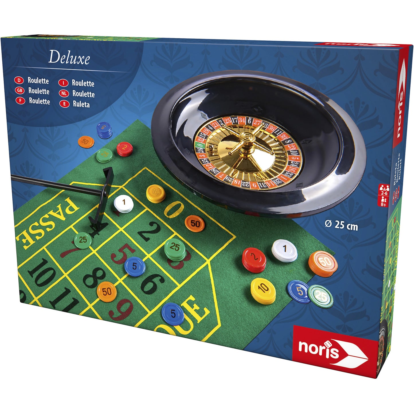 Deluxe Set - Roulette 25 cm, Brettspiel