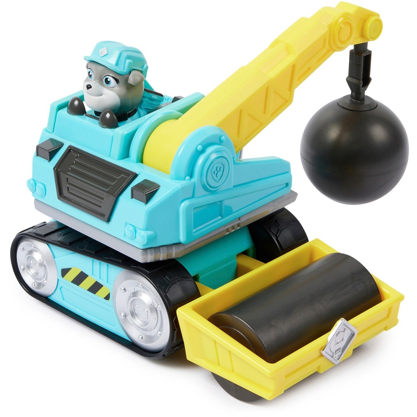 Spin Master Rubble & Crew - Abrissbirnen-Baufahrzeug mit Motor-Figur, Spielfahrzeug