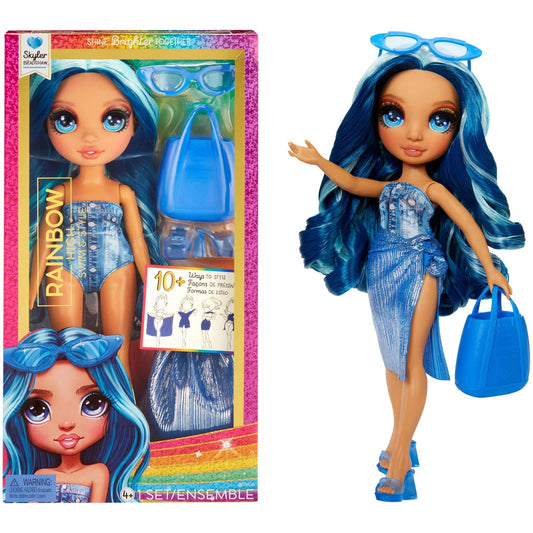 MGA Entertainment Rainbow High Swim & Style - Skyler (Blue)