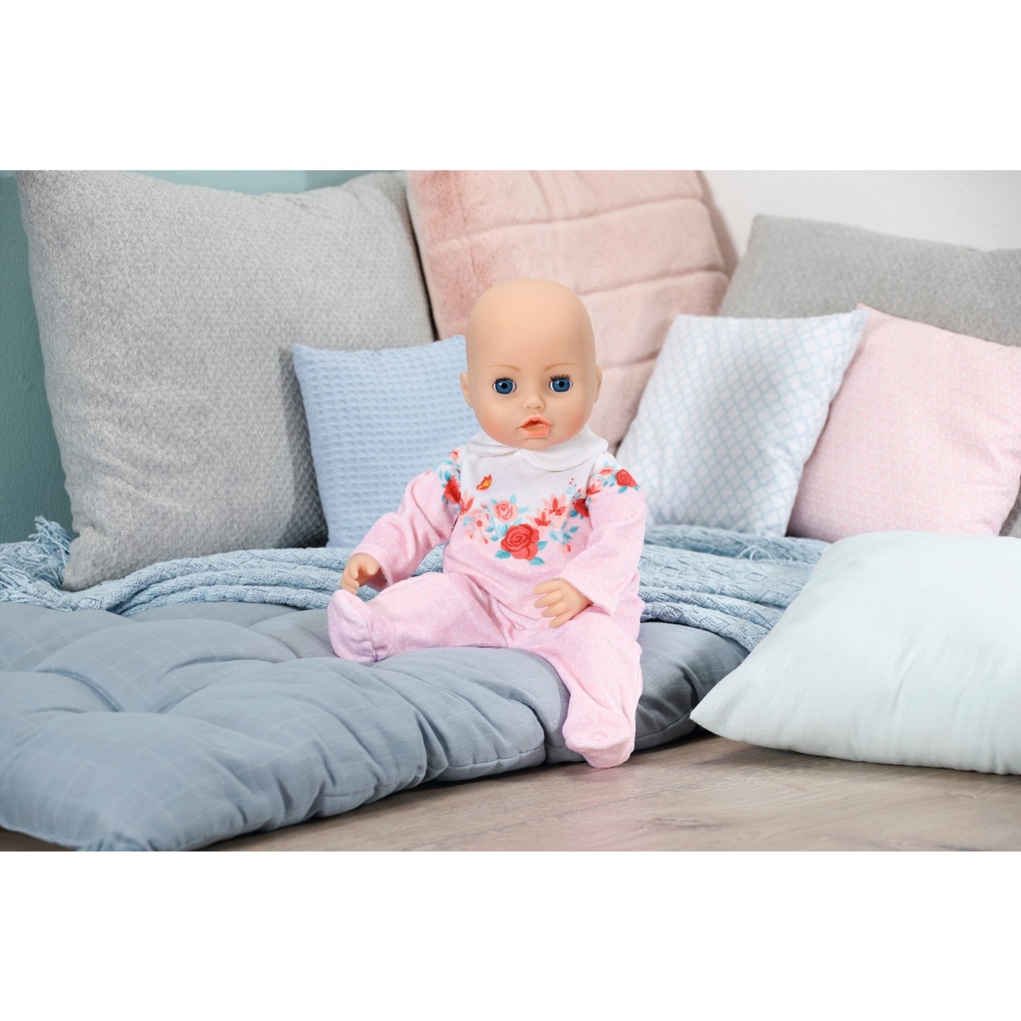 ZAPF Creation Baby Annabell® Strampler rosa Blumen 43cm