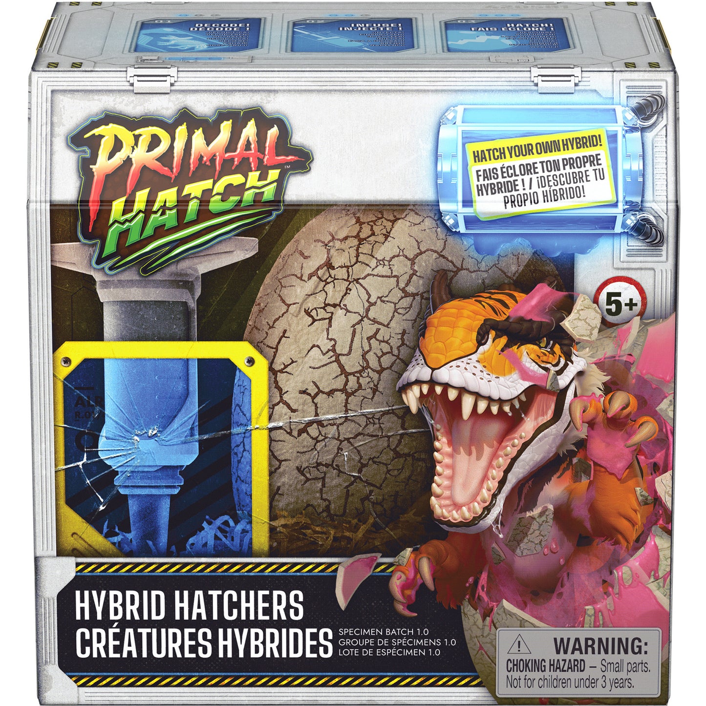 Primal Hatch Hybrid Dinos - Dino Actionfigur im Ei, Spielfigur