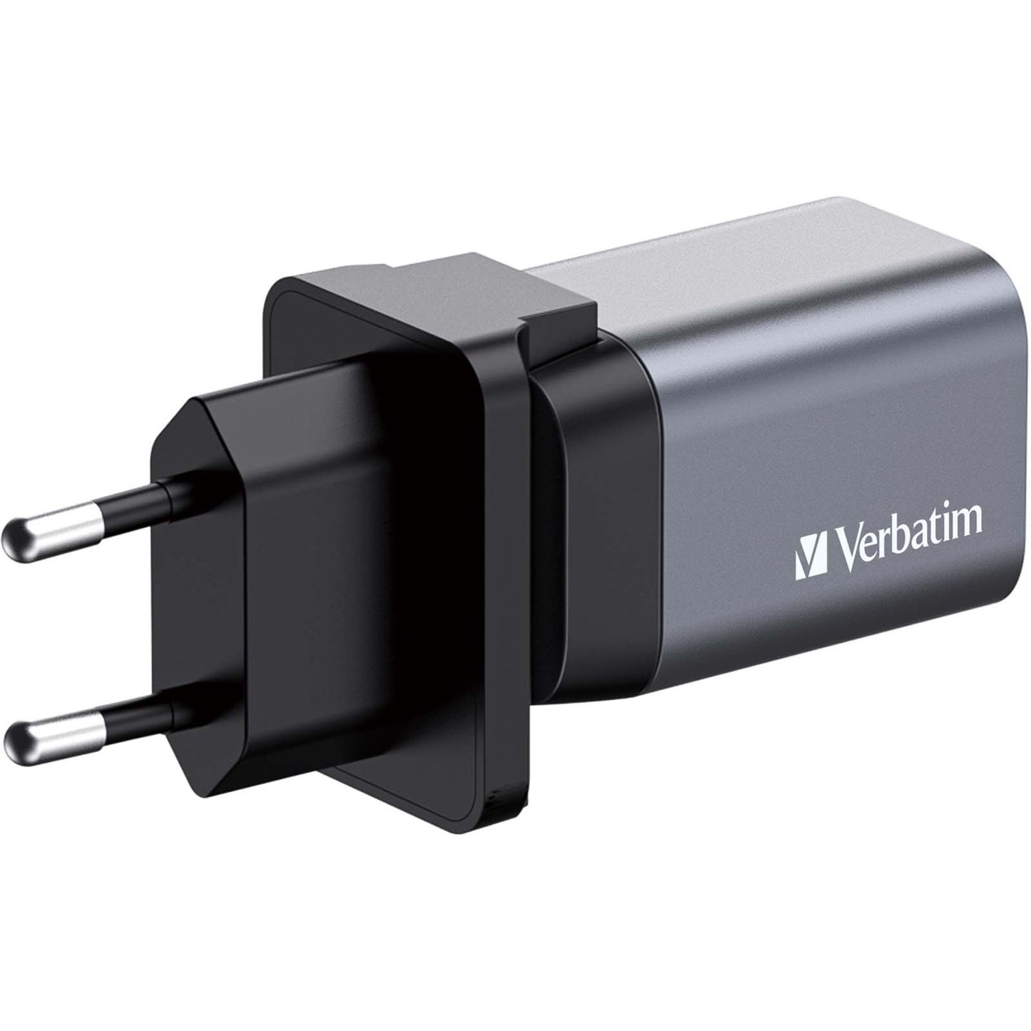 Verbatim GaN-Ladegerät 35W, 1x USB-A , 1x USB-C (grau, PD 3.0, QC 3.0)