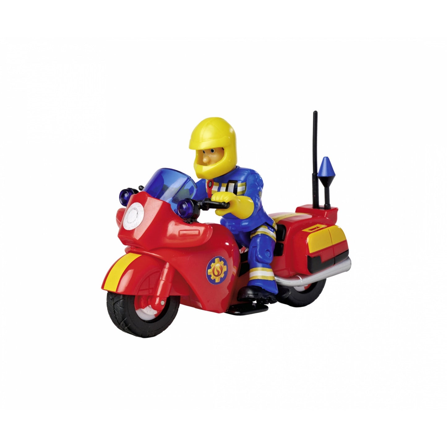 Feuerwehrmann Sam Feuerwehr Motorrad mit Figur, Spielfahrzeug