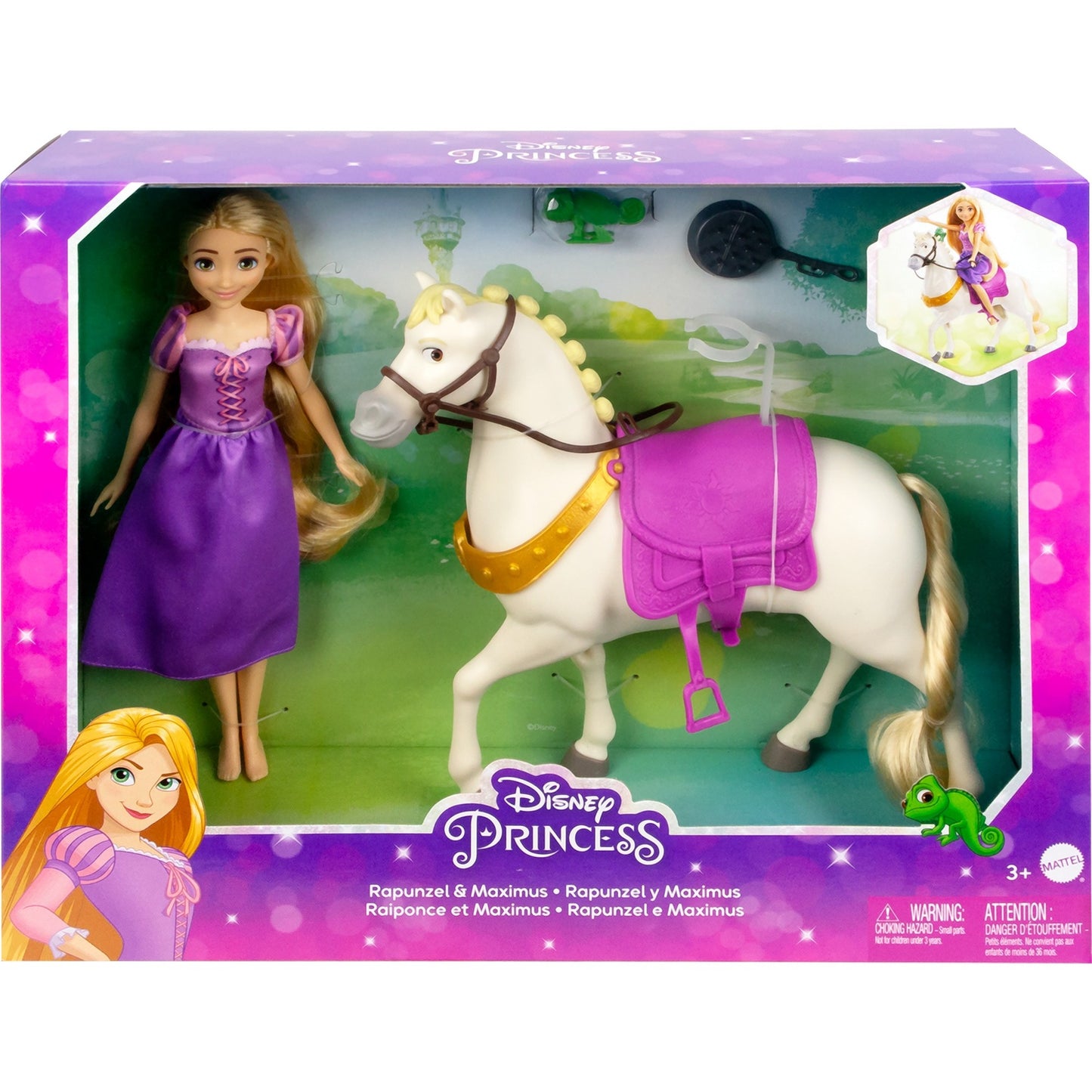 Mattel Disney Prinzessin Rapunzel & Maximus