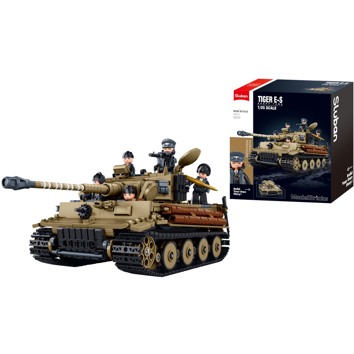 ModelBricks Tiger Panzer, Konstruktionsspielzeug