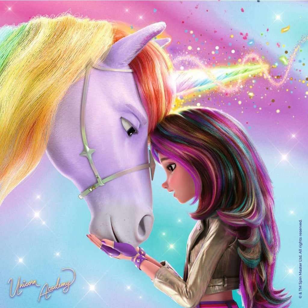 Kinderpuzzle Unicorn Academy - Magie und Freundschaft