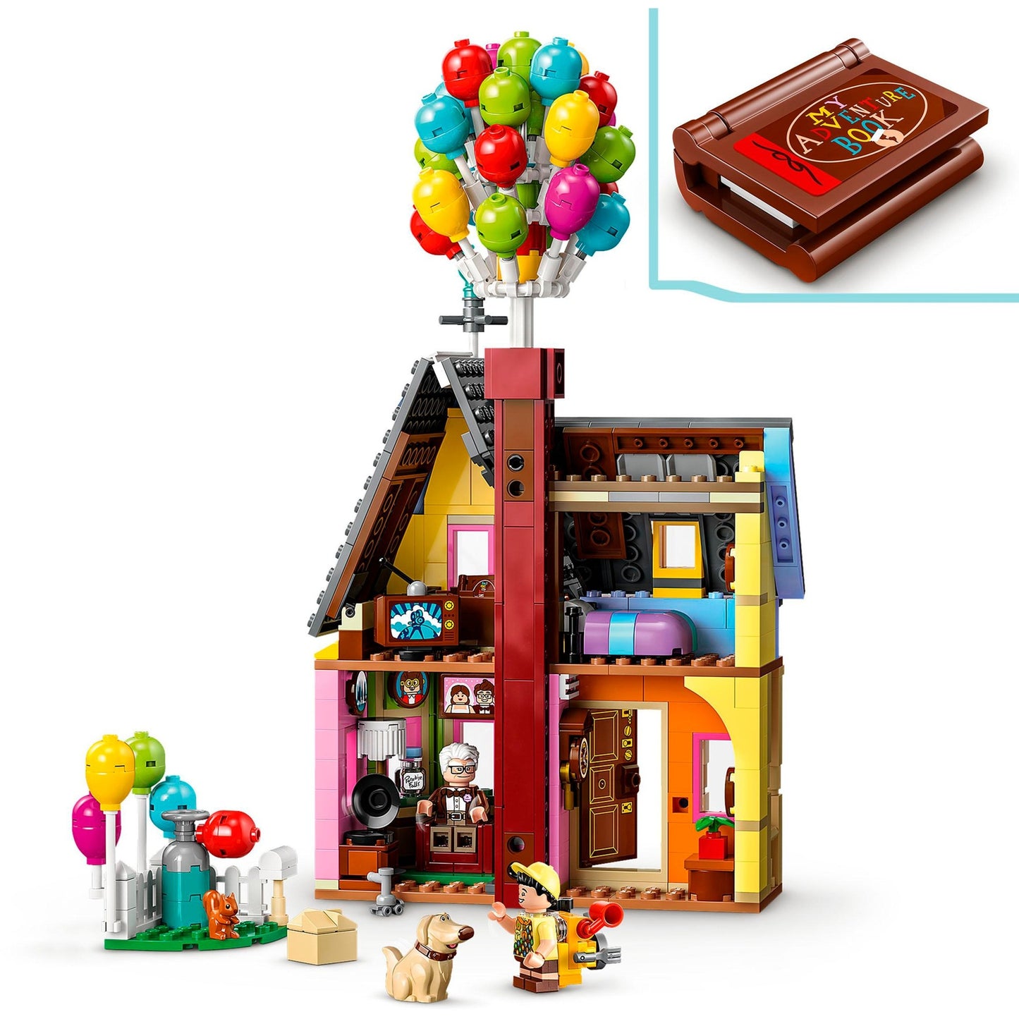 LEGO 43217 Disney Carls Haus aus "Oben", Konstruktionsspielzeug