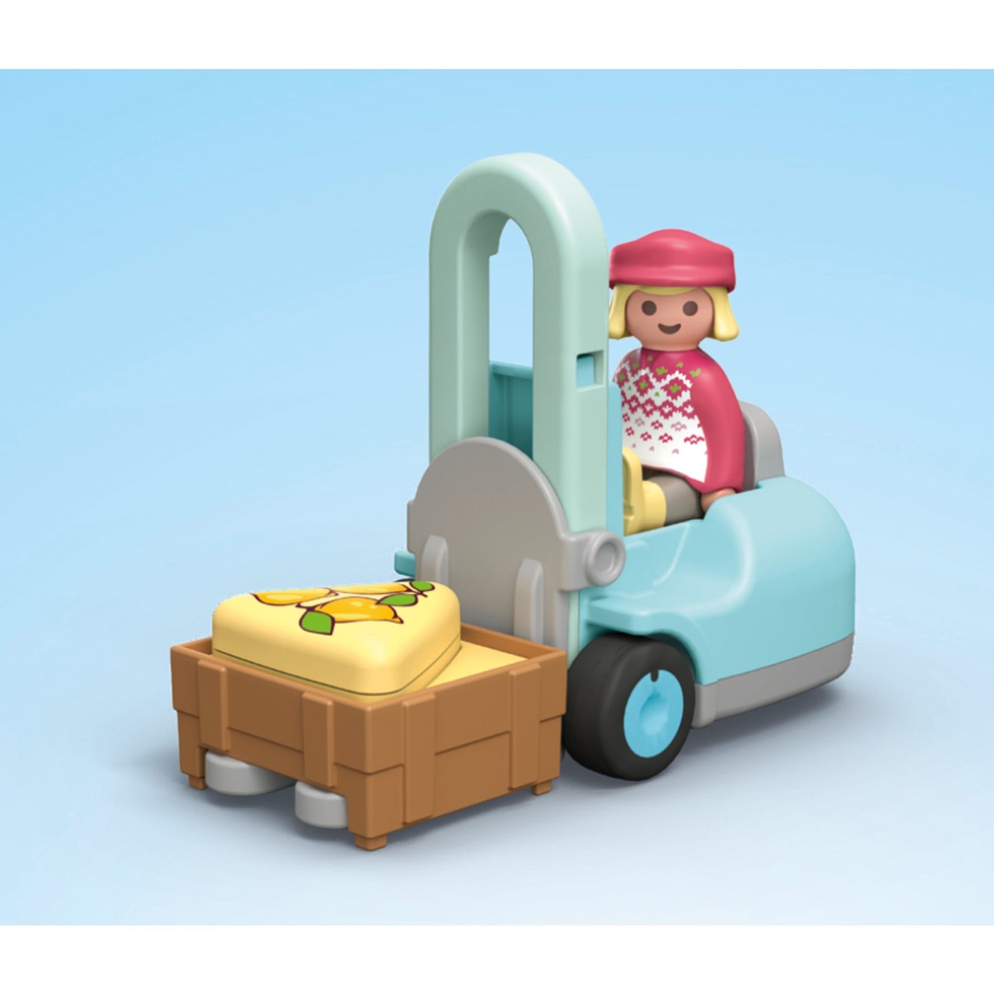 Playmobil 71691 Junior: Bio-Marktstand & Gabelstapler