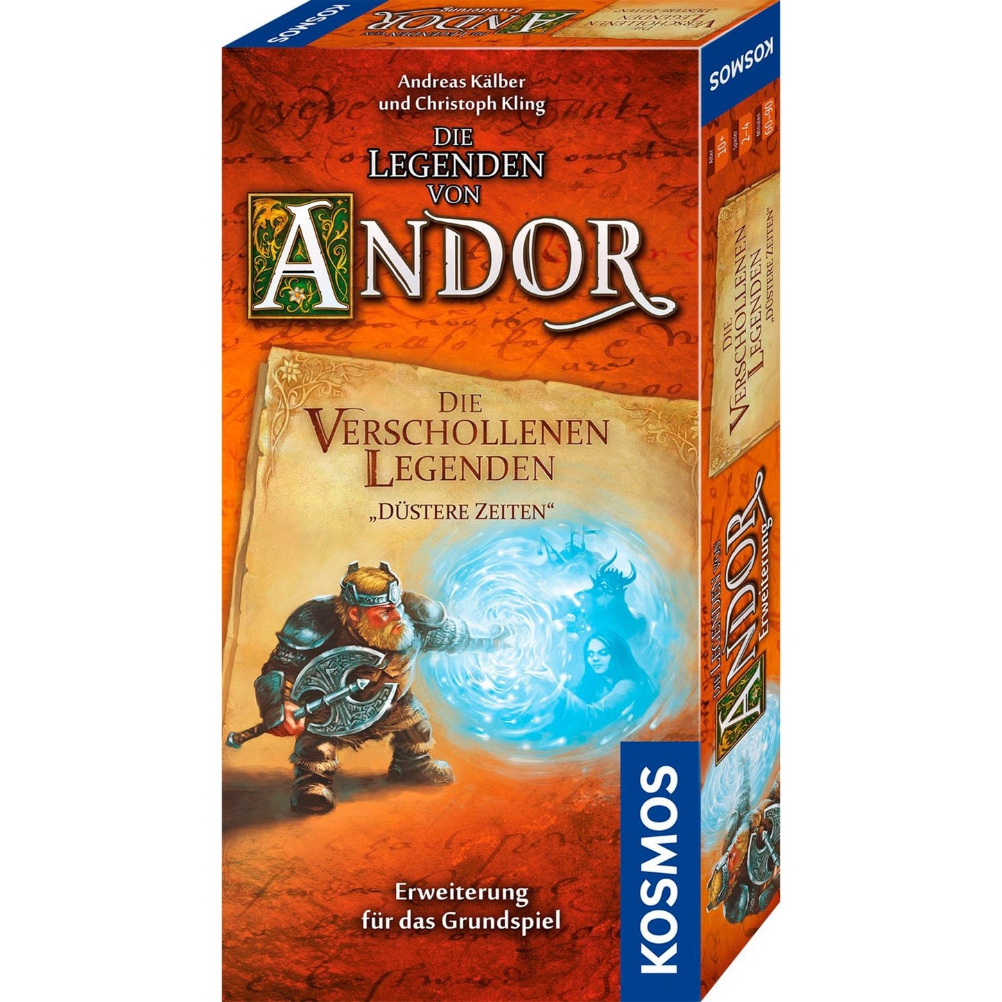 KOSMOS Die Legenden von Andor - Die verschollenen Legenden "Düstere Zeiten", Brettspiel