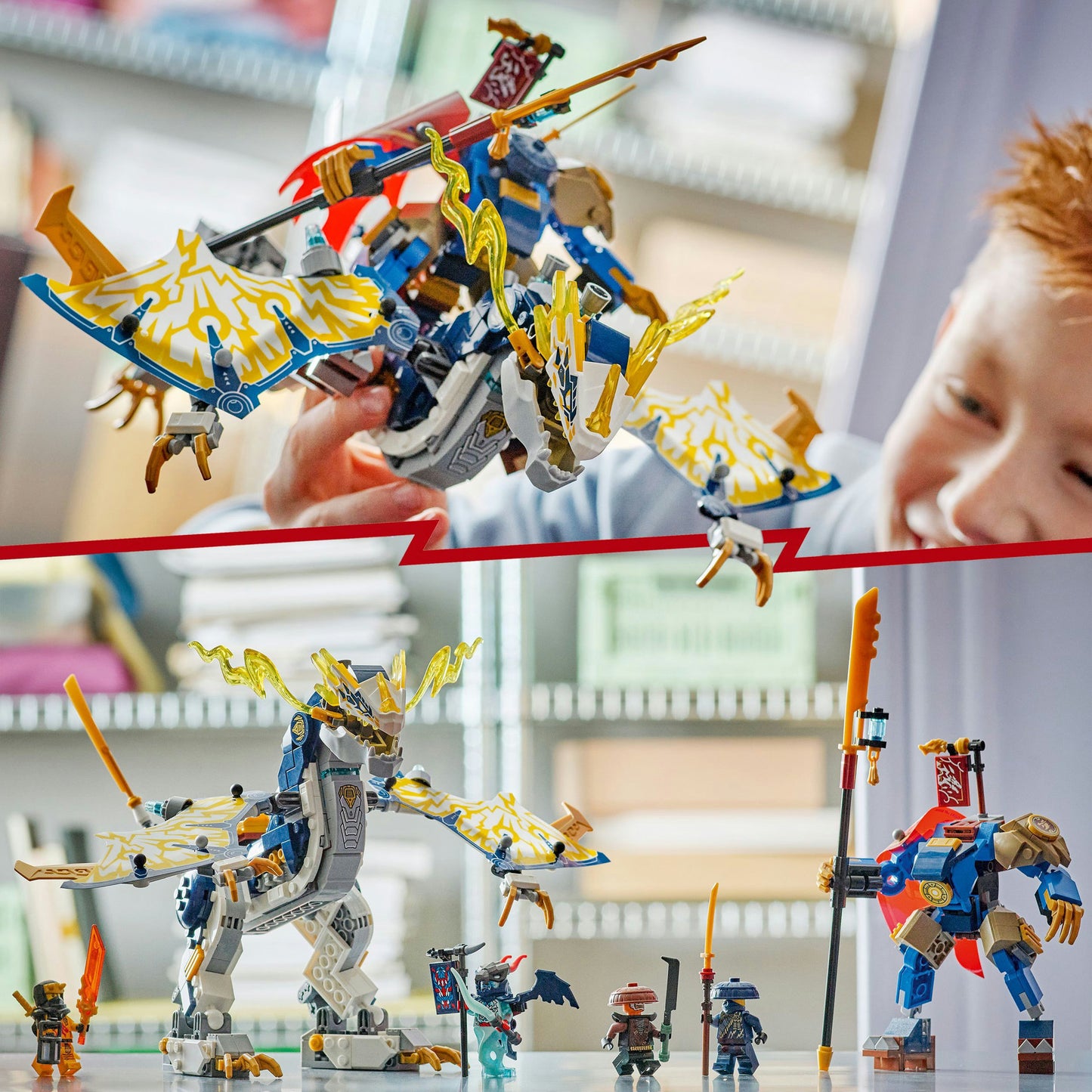 71843 Ninjago Rogues Mech-Drachenreiter, Konstruktionsspielzeug