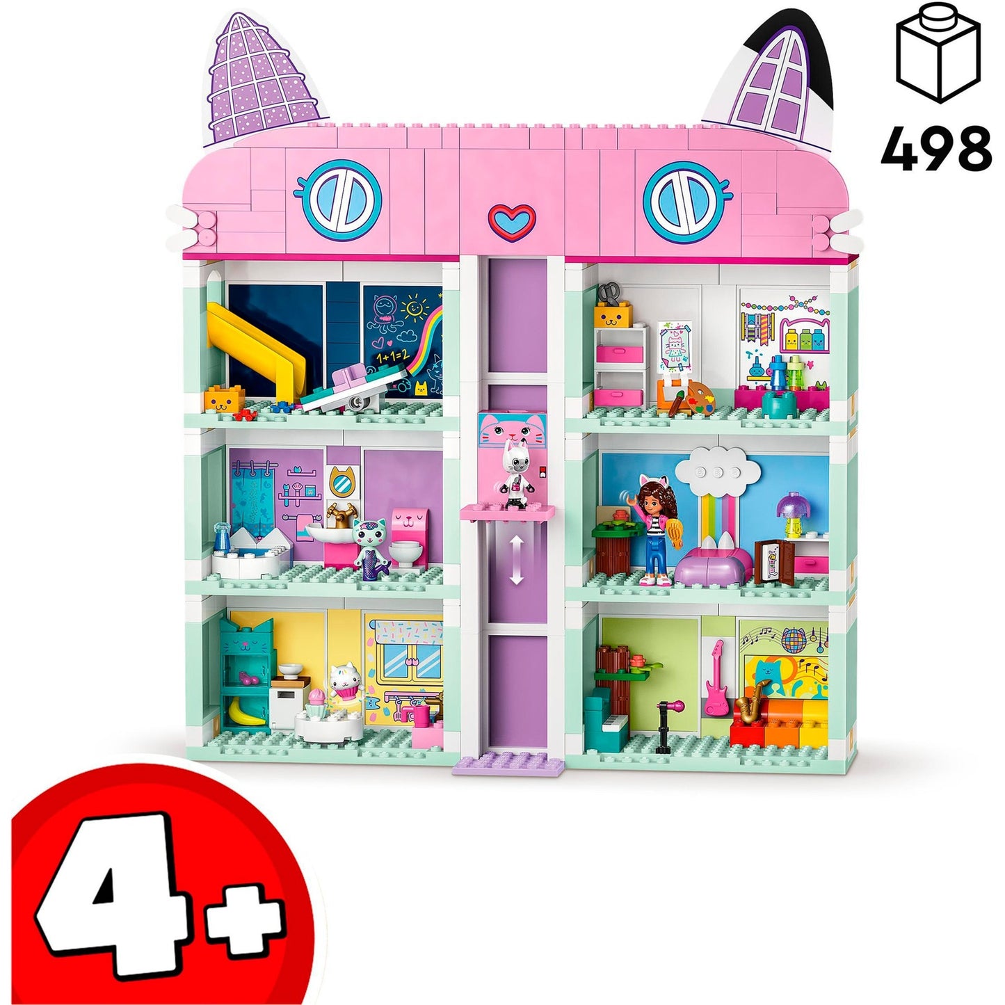 LEGO 10788 Gabby's Dollhouse Gabbys Puppenhaus, Konstruktionsspielzeug