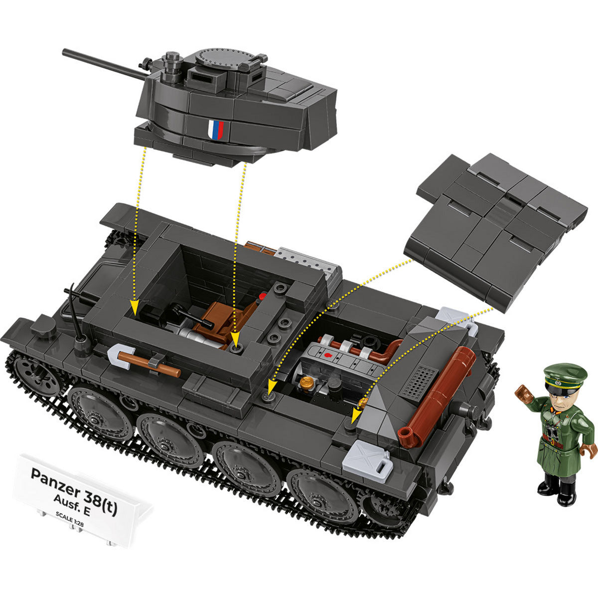 Panzer 38(t) / (ČKD) LT vz.38, Konstruktionsspielzeug