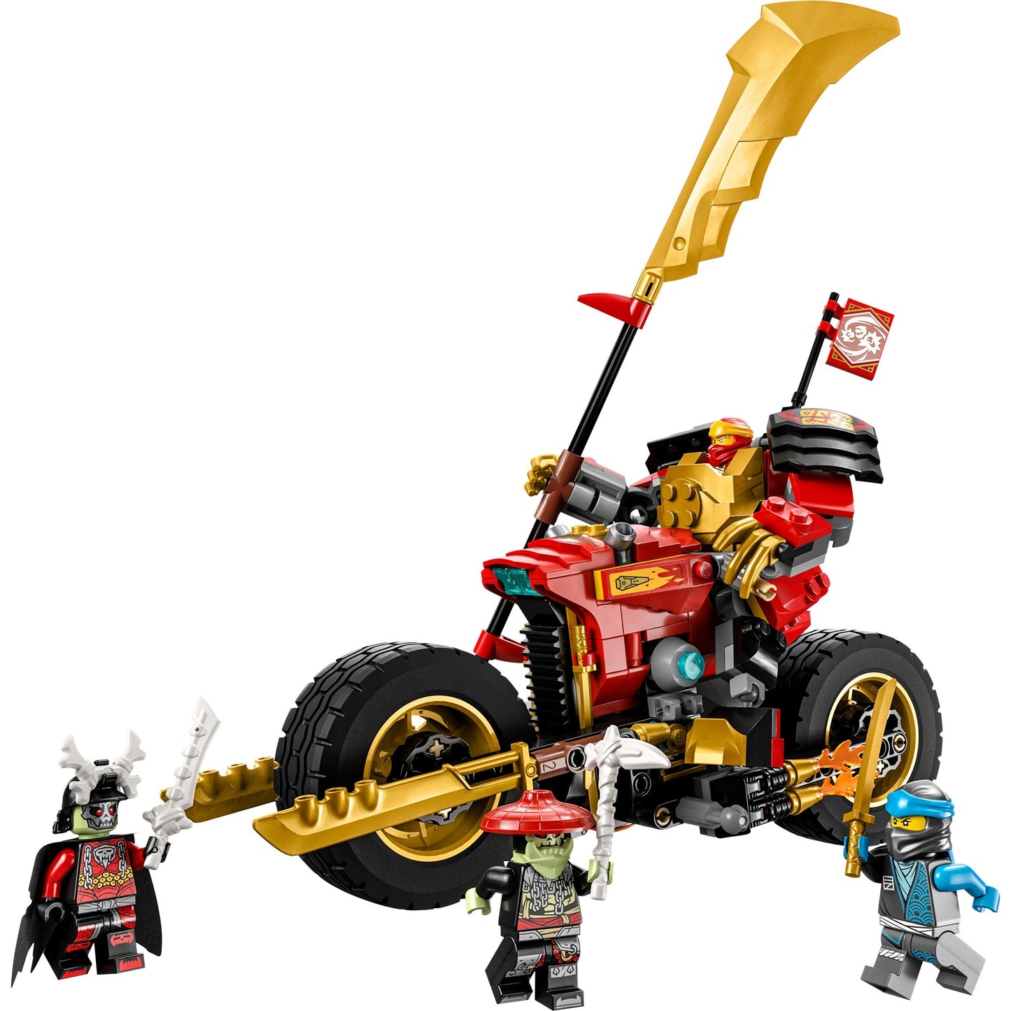 LEGO 71783 Ninjago Kais Mech-Bike EVO, Konstruktionsspielzeug