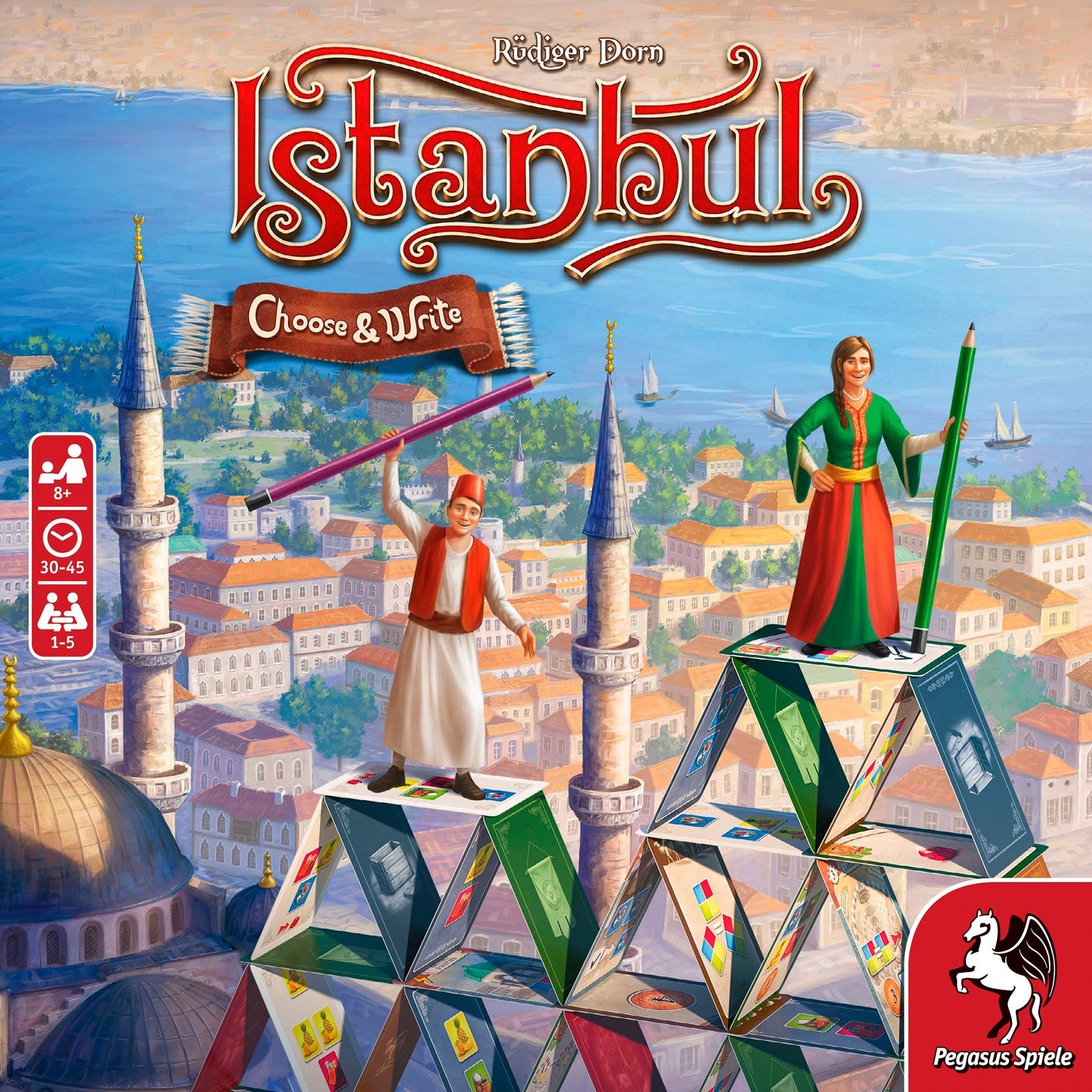 Pegasus Istanbul - Choose & Write, Brettspiel