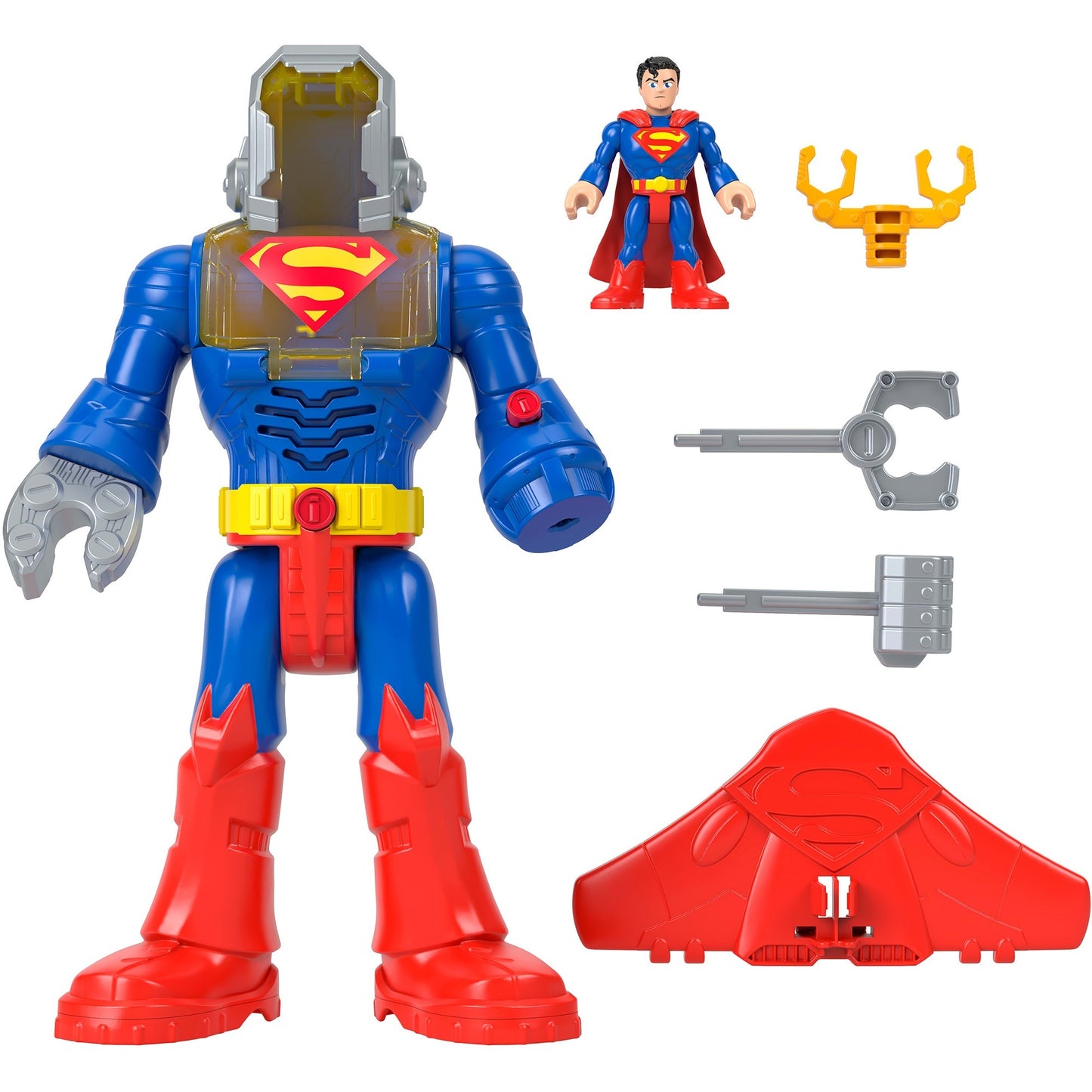 Imaginext DC Super Friends Superman Insider im Exo-Anzug, Spielfigur